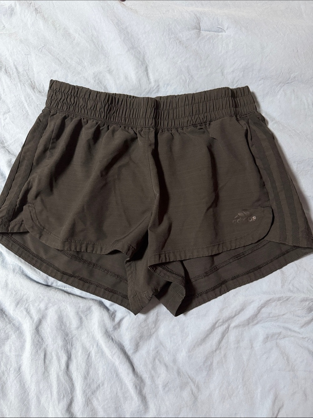 adidas Women's Black Athletic Shorts with Three-Stripes